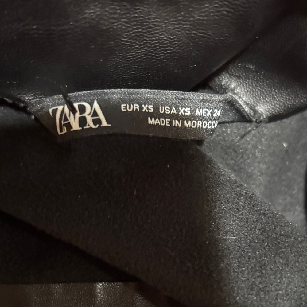 Zara Chic Black Draped Backless Dress - Picture 5 of 7